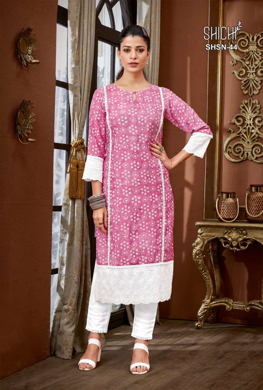 Sana By Shichi Printed Kurtis With Bottom Catalog